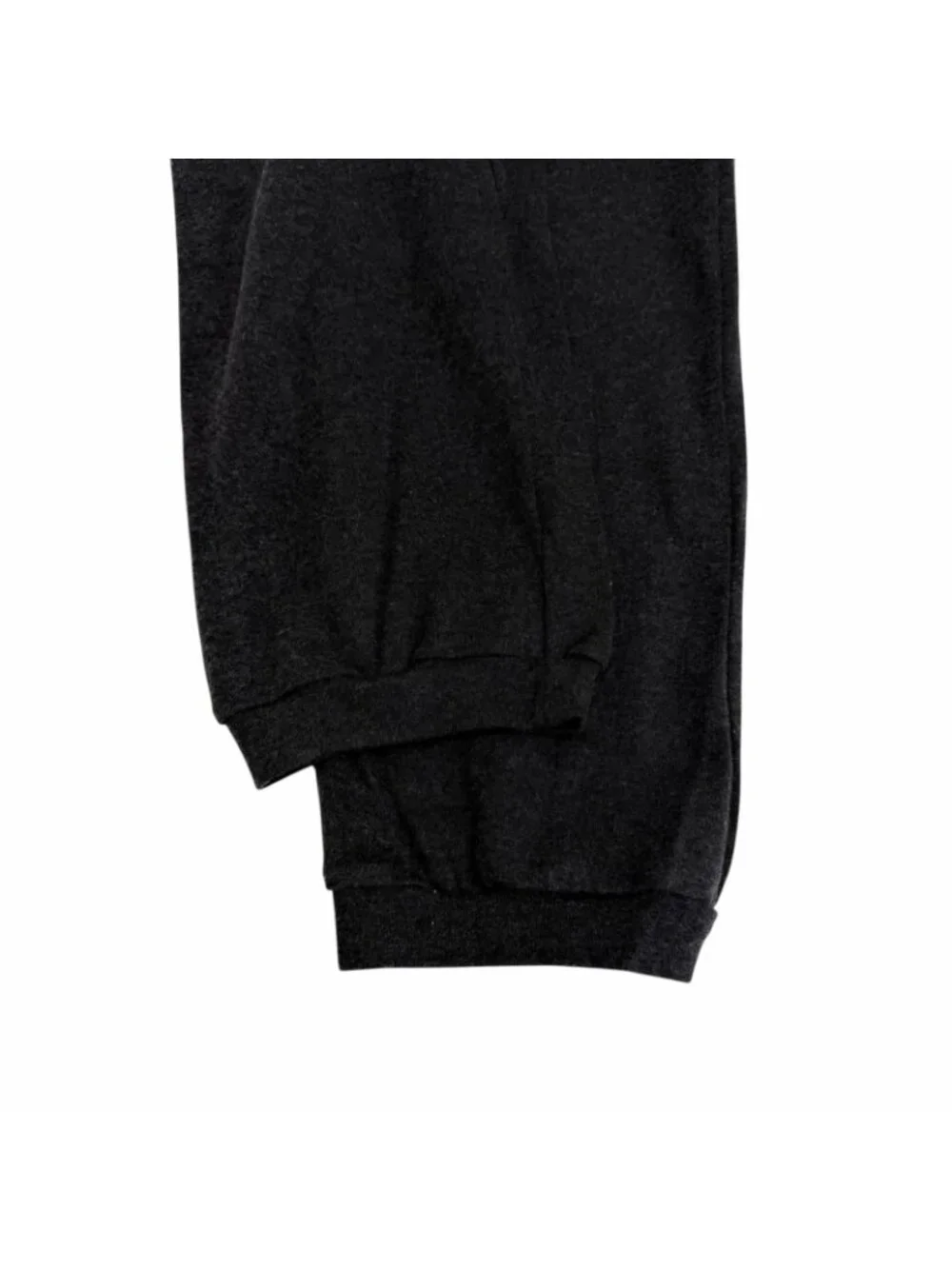 Chanel 02A Cotton Cashmere Blend 2-Way CC Logo Sweatpants Shorts Gray 42